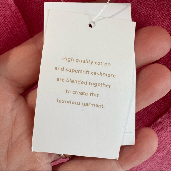 NWT J Crew Cotton Cashmere Petal Pink Polo XS - Picture 5 of 8